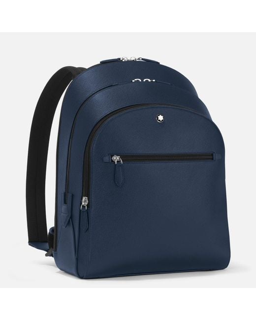 Montblanc Sartorial Rucksack Mittelgroß Mit 3 Hauptfächern in Blue für Herren