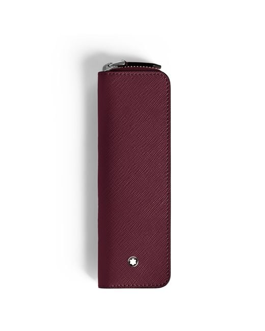 Étui zippé pour 1 instruments d'écriture Sartorial Montblanc en coloris Purple
