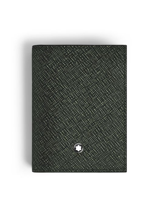 Montblanc Green Kartenetui 4 cc aus Sartorial Leder