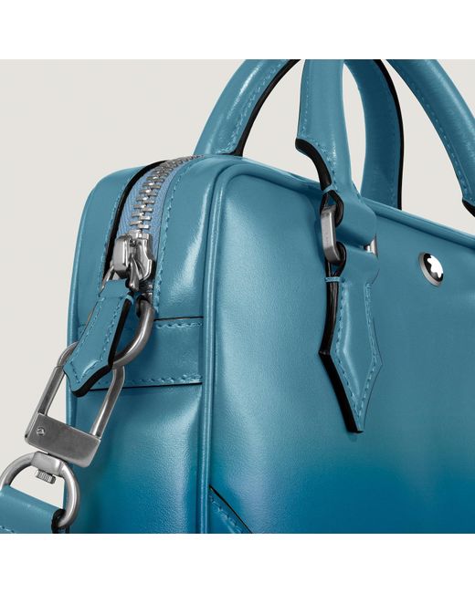 Porta Documenti Mini Meisterstück di Montblanc in Blue da Uomo