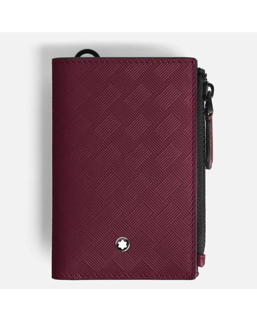 Montblanc Purple Extreme 3.0 Mini Vertical Wallet 6cc - Compact Wallets for men