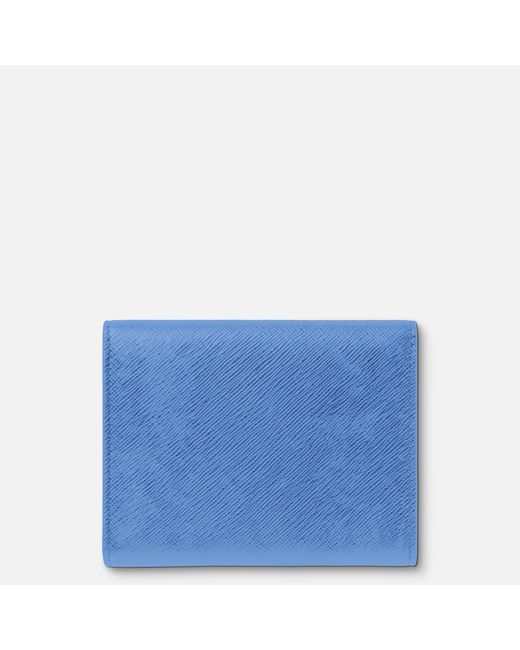 Sartorial Cartera Triple Para 6 Tarjetas Montblanc de color Blue