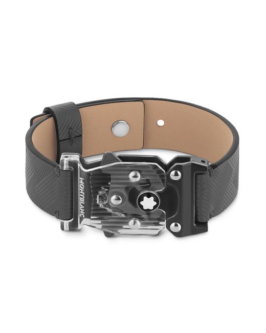 Bracelet gris avec fermeture en plexiglas collection Extreme 3.0 Montblanc pour homme en coloris Gray