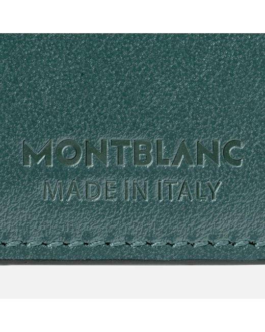 Porte-cartes 4cc Meisterstück Montblanc en coloris Green
