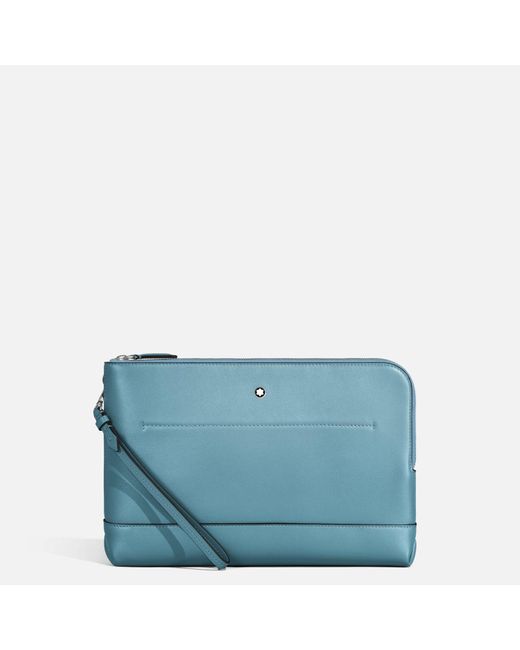 Soft Pochette Montblanc de hombre de color Blue