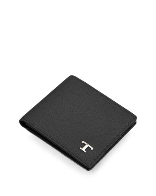 Tod's Black Bi-Fold Leather Wallet for men