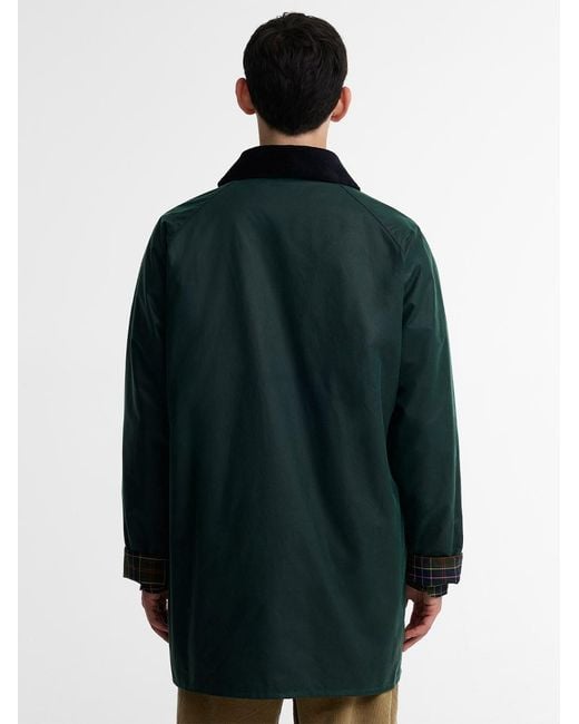 Barbour Green Paul Smith Loves Giacca Cerata "Gamefair" for men
