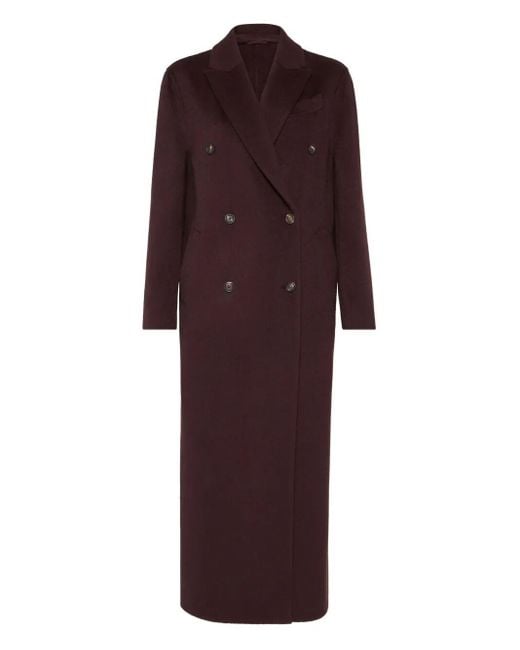 Brunello Cucinelli Black Cashmere Coat