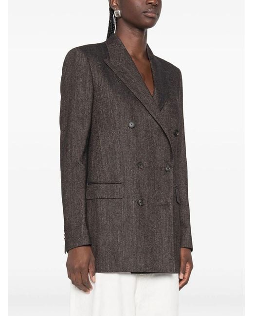 Tagliatore Black Blazer Jasmine Doppiopetto Motivo Spigato