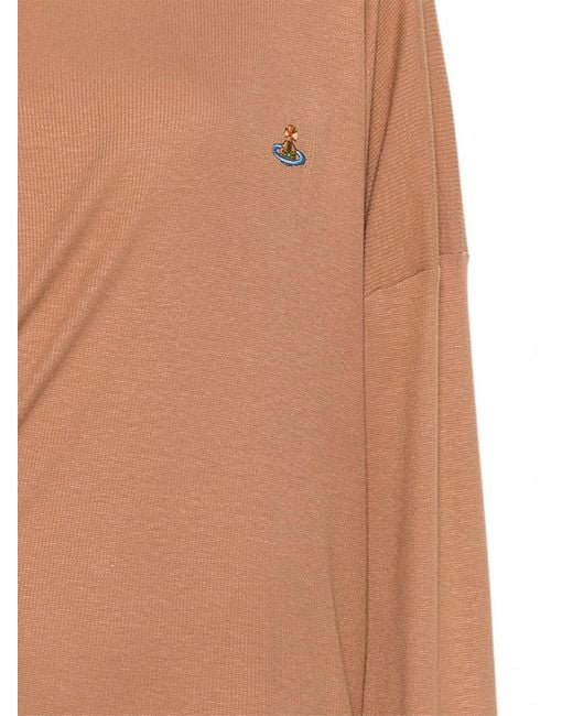 Vivienne Westwood Brown Long Sleeve Hebe Top