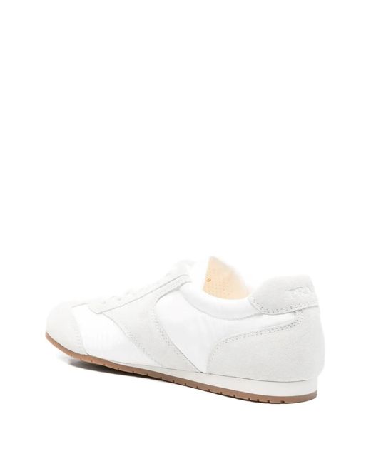 Prada White Sneakers Polyamide for men
