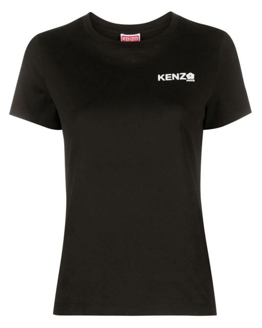 KENZO Black Boke Flower 2.0 T-Shirt With Print