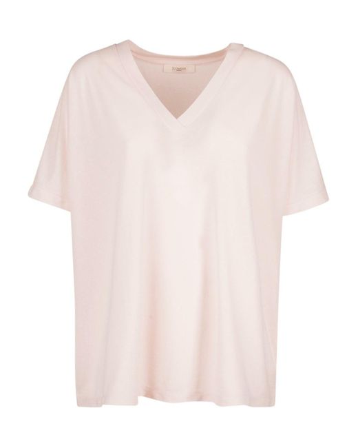Zanone Pink Kimono T-shirt