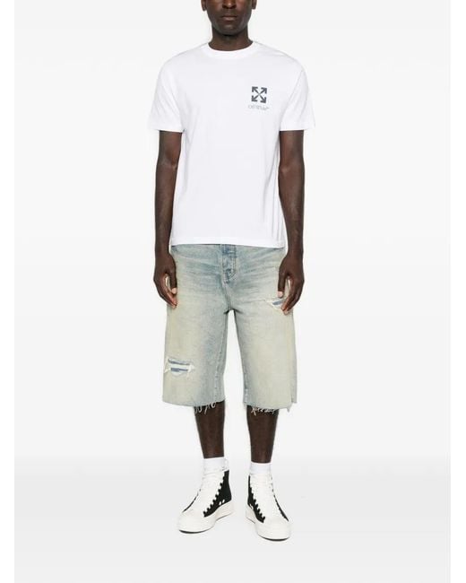 Off-White c/o Virgil Abloh White T-shirt Regular Fit Small Arrow for men