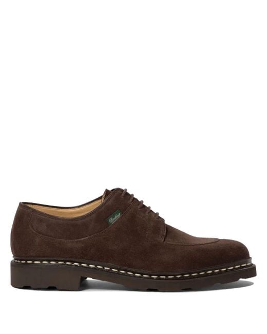 Paraboot Brown Avignon Derby Shoes for men