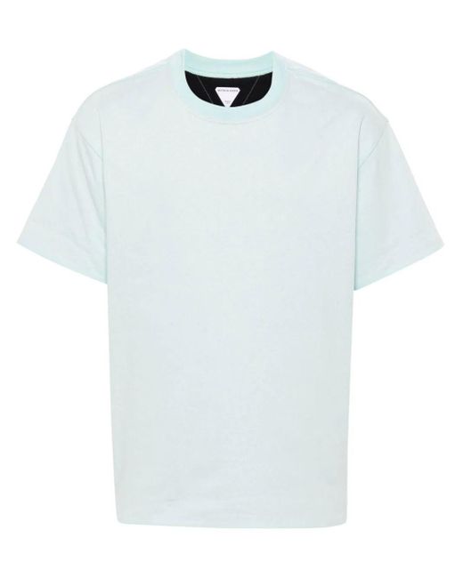Bottega Veneta White Double Layer T-Shirt for men