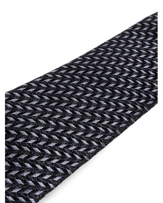 Giorgio Armani Blue Silk Tie for men