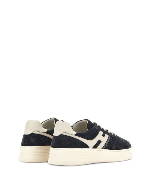 Hogan Blue Midnight Suede Sneakers for men