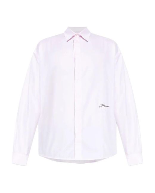 Jacquemus White Smooth Shirt for men