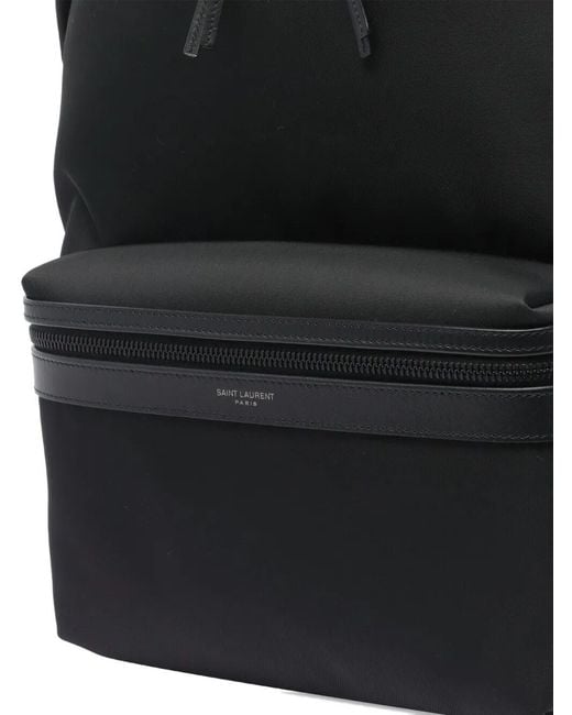 Saint Laurent Black City Backpack for men