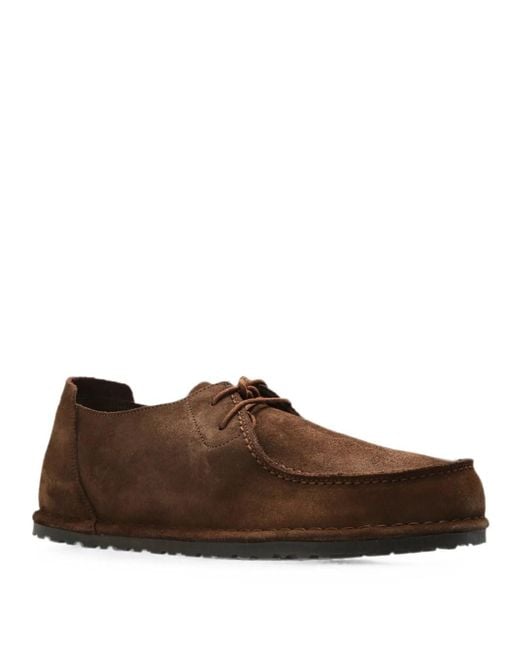 Birkenstock Brown Utti Suede Lace