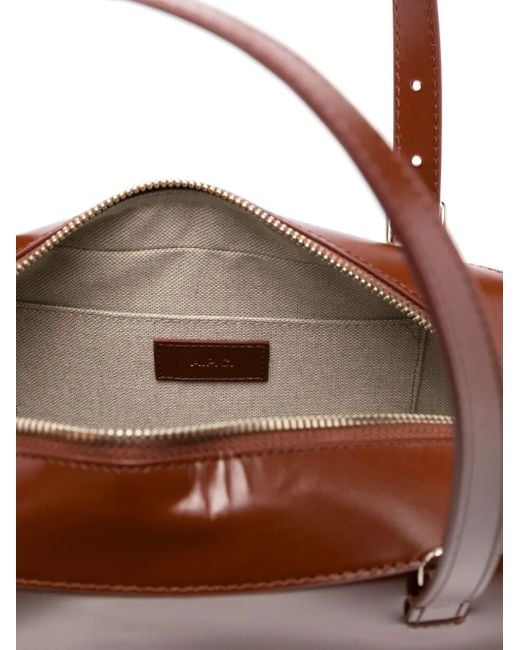 A.P.C. Brown Virginie Box Bag