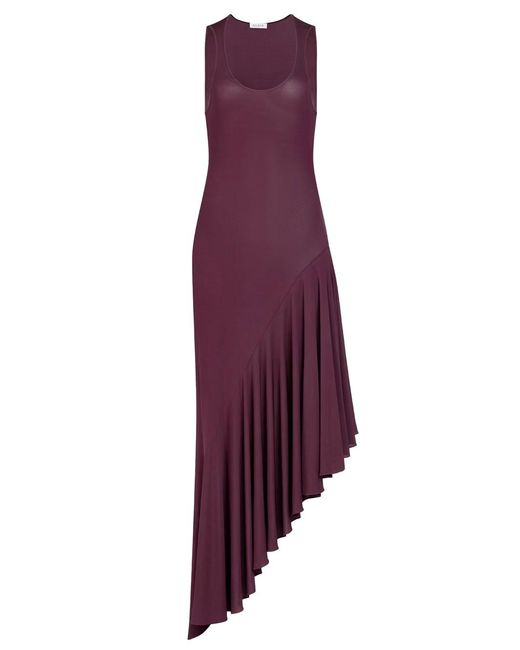 Alaïa Purple Asymmetric Dress