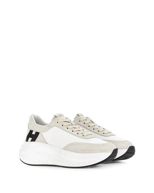 Hogan White Maxi I Active Sneakers