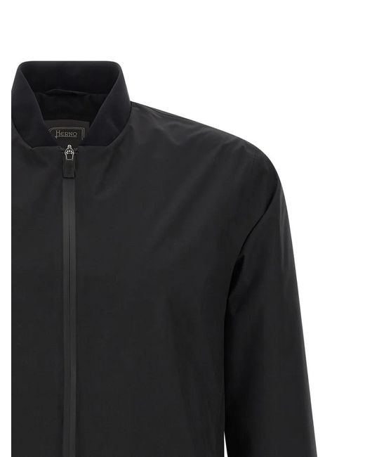 Herno Black 'Functional' Bomber Jacket for men