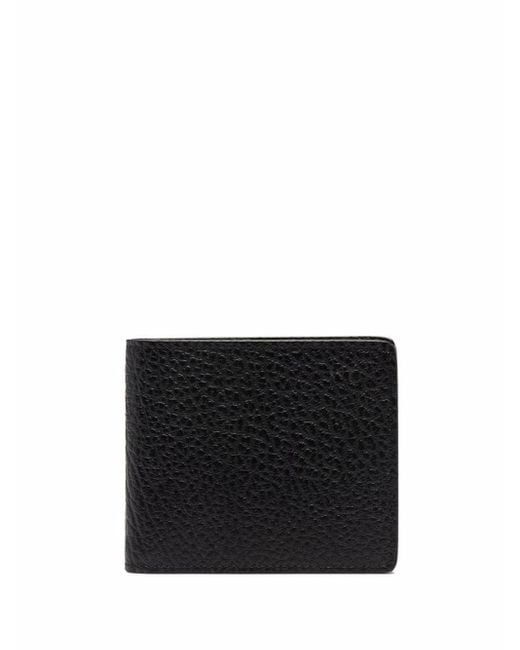 Maison Margiela Black 'Four-Stitch' Bi-Fold Wallet
