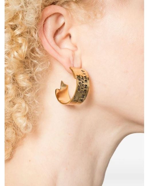 Givenchy Metallic Metal And Enamel Tape Earrings Accessories