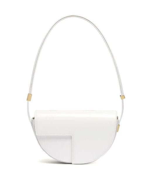 Patou White Le Petit Shoulder Bag