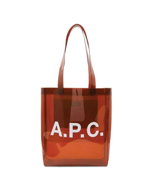 Borsa Tote Lou di A.P.C. in Red