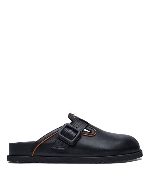 Birkenstock Blue Boston Exquisite Nappa Leather Mule