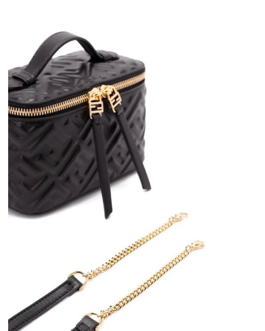 Fendi Black Vanity Leather Handbag