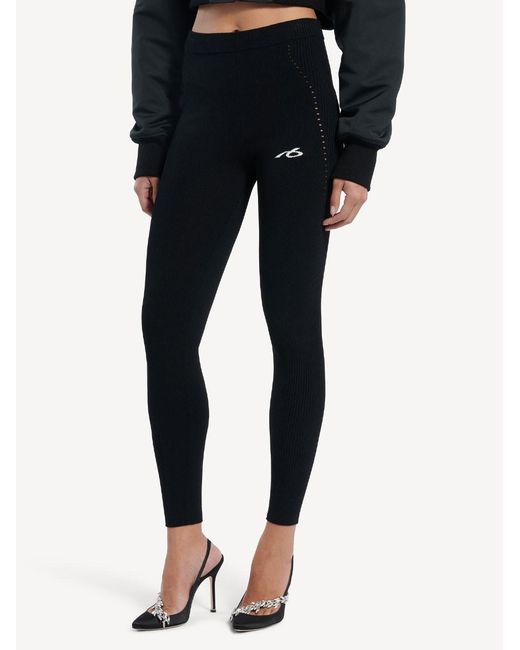 Balenciaga Black Techwear Leggings