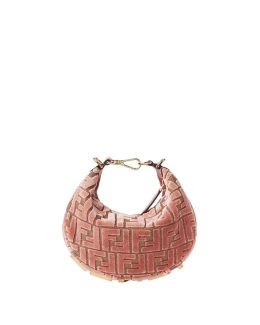 Fendi Pink Graphy Mini Hobo