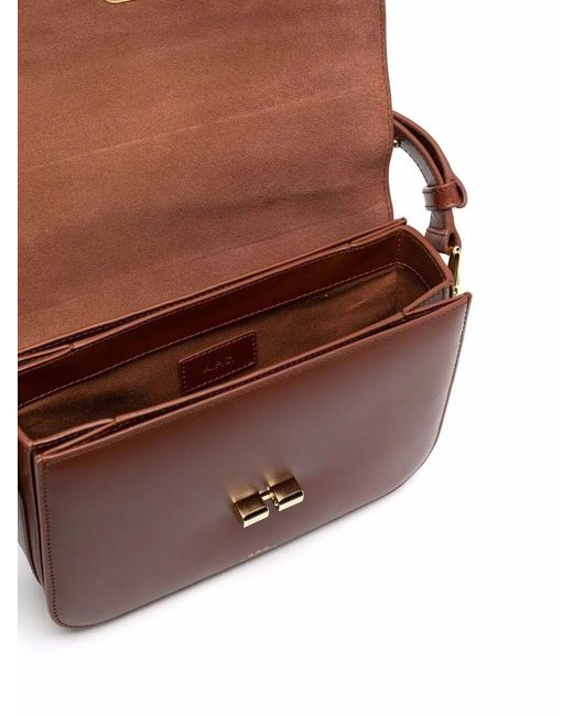 A.P.C. Brown Small Grace Bag