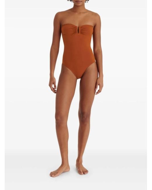 Eres Brown Cassiopée Mini Swimsuit