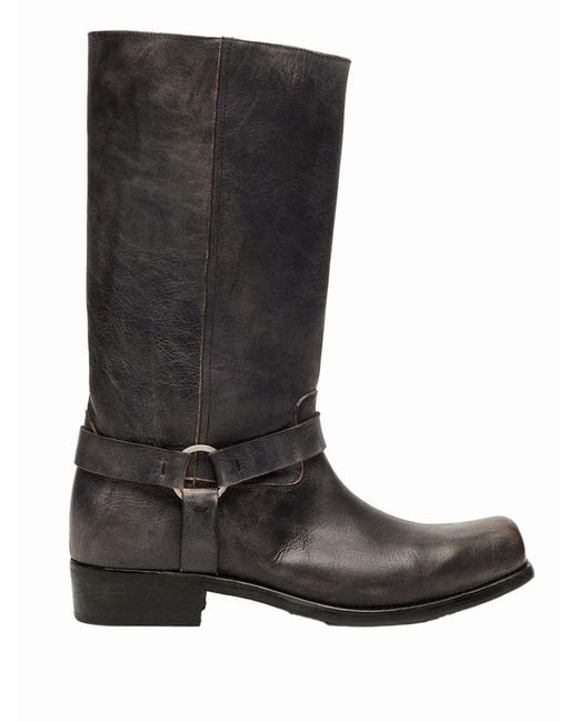 Golden Goose Deluxe Brand Black High Biker Boots