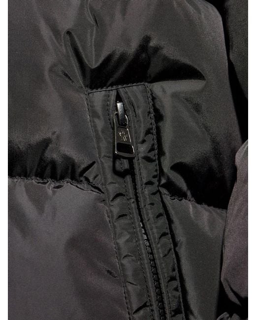 Moncler Black Short Down Jacket Maya Matt for men