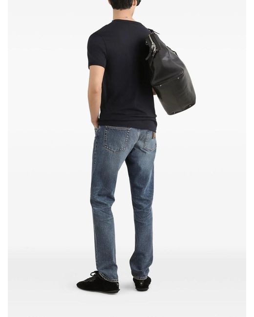 Dolce & Gabbana Blue Denim Pants for men