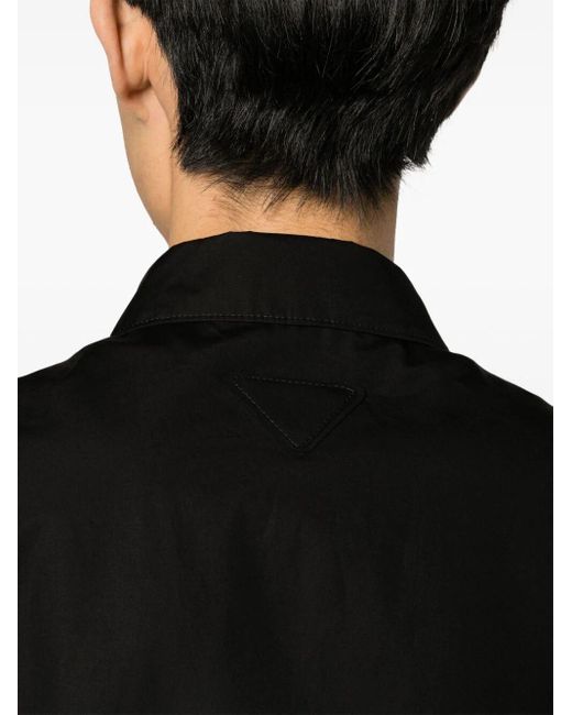 Prada Black Cotton Jacket for men