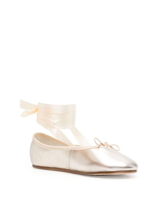 Repetto White Sophia Ballerinas