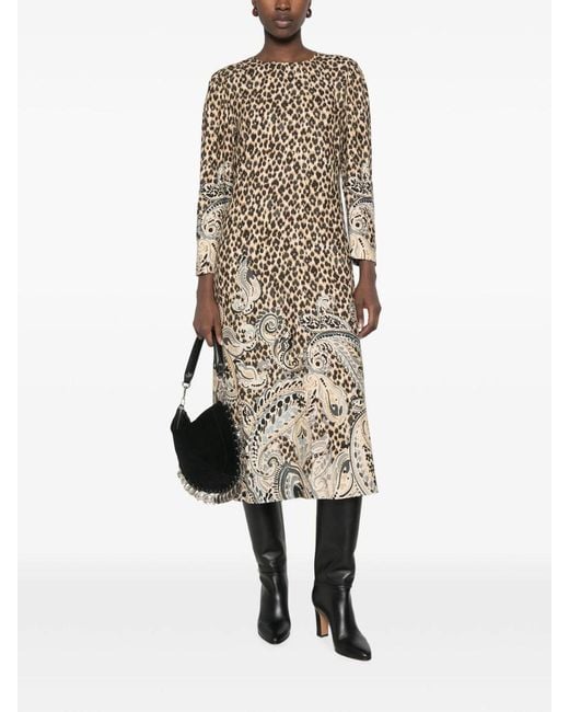 Etro Natural Midi Dress