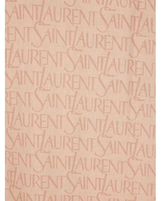 Saint Laurent Natural Modal And Cashmere Large Square Scarf for men