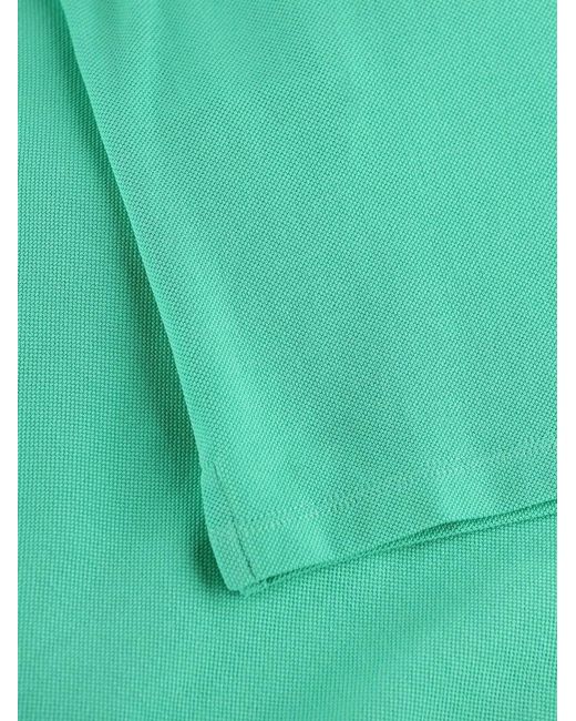 Miu Miu Green Cotton Piqué Polo Shirt