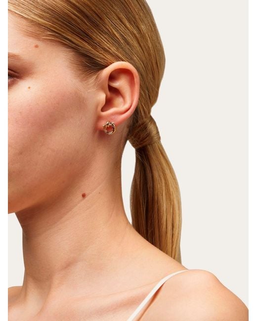Ferragamo Metallic Earrings Accessories