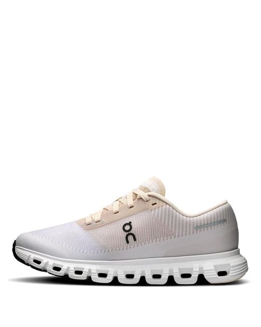 On Shoes White Cloud 6 Push Sneakers
