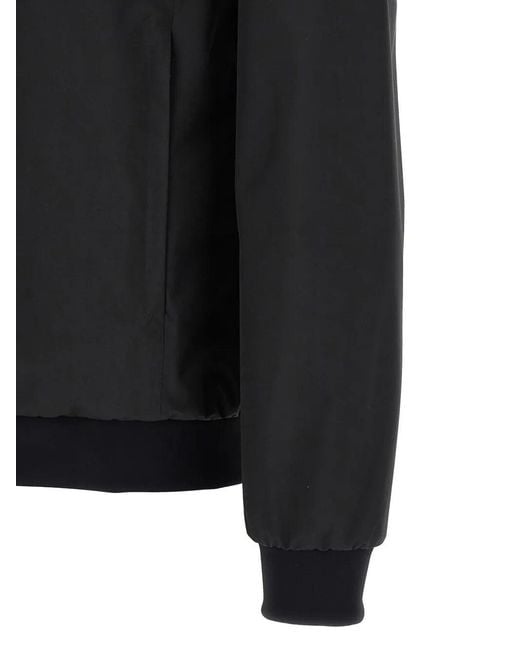 Herno Black 'Functional' Bomber Jacket for men